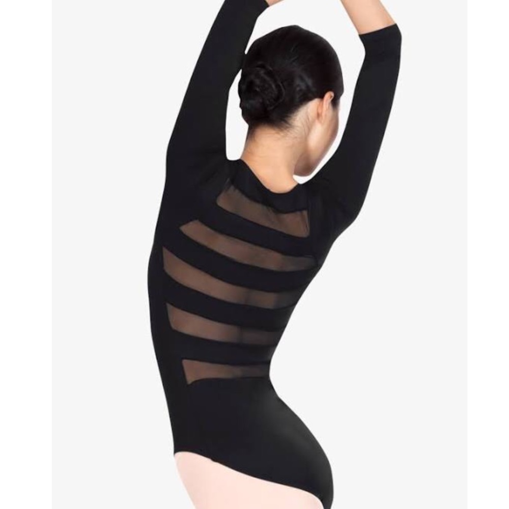 Bloch Mesh 3/4 Sleeve Leotard